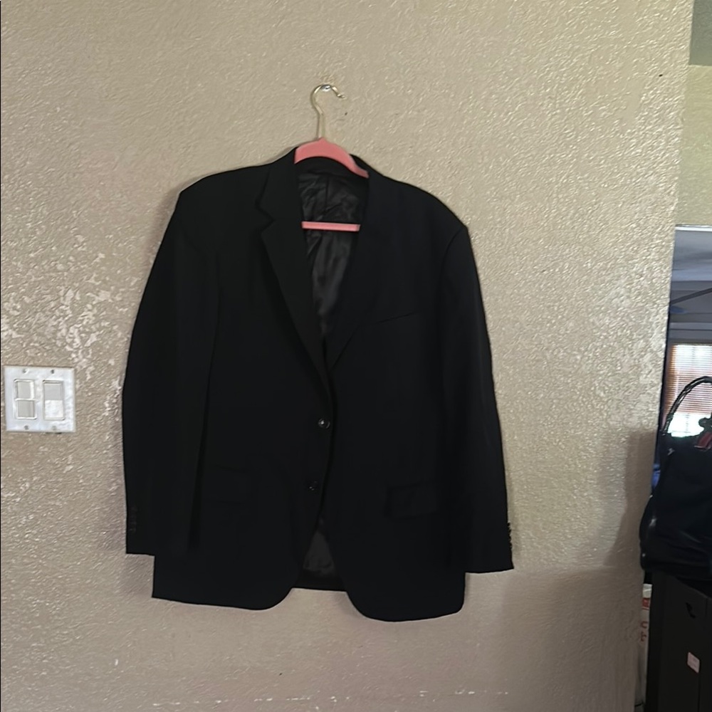 Pronto moda Classic Black Men's Blazer size 48